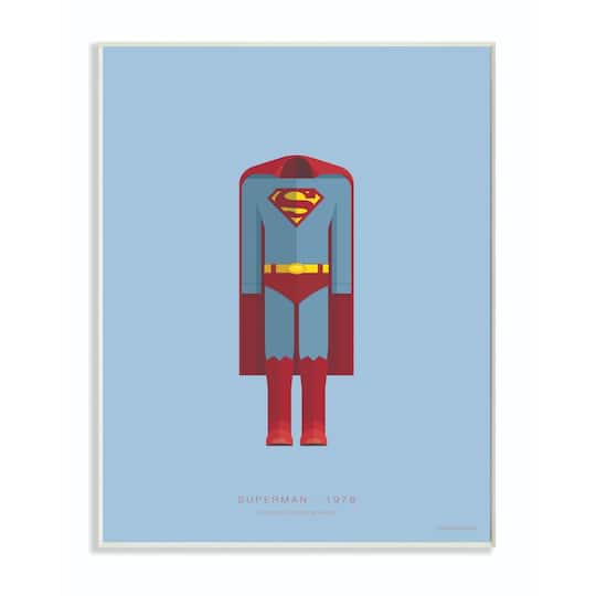 Stupell Industries Superman Fashion Design Wall Plaque